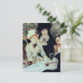Pierre A Renoir | Das Ende des Mittagessens Postkarte (Stehend Vorderseite)