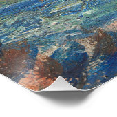 Pierre A Renoir | Der Blaue Fluss Poster (Ecke)