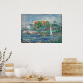 Pierre A Renoir | Der Blaue Fluss Poster (Küche)