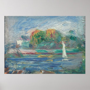 Pierre A Renoir Der Blaue Fluss Poster