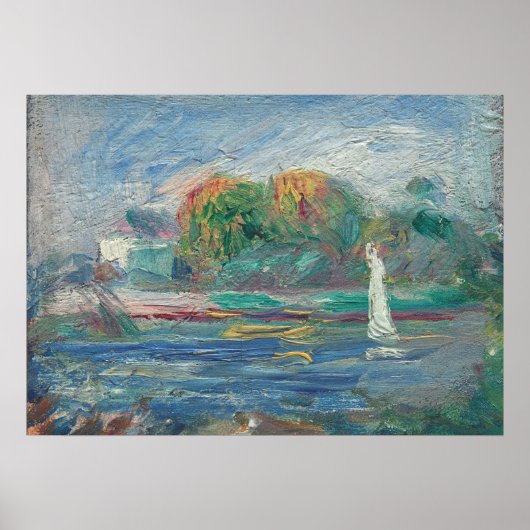 Pierre A Renoir | Der Blaue Fluss Poster (Vorne)