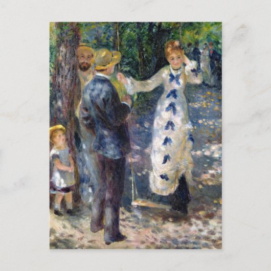 Pierre A Renoir | Der Schwung Postkarte (Vorderseite)