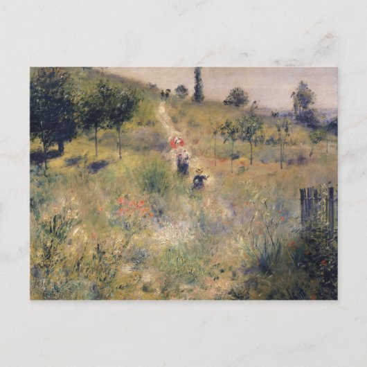 Pierre A Renoir | Der Weg durch das große Gras Postkarte (Vorderseite)
