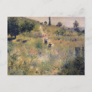 Pierre A Renoir Der Weg durch das große Gras Postkarte