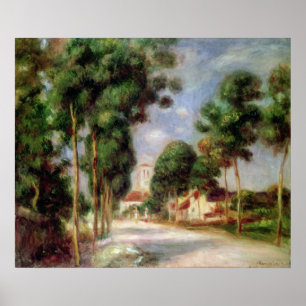 Pierre A Renoir Der Weg nach Essoyes Poster
