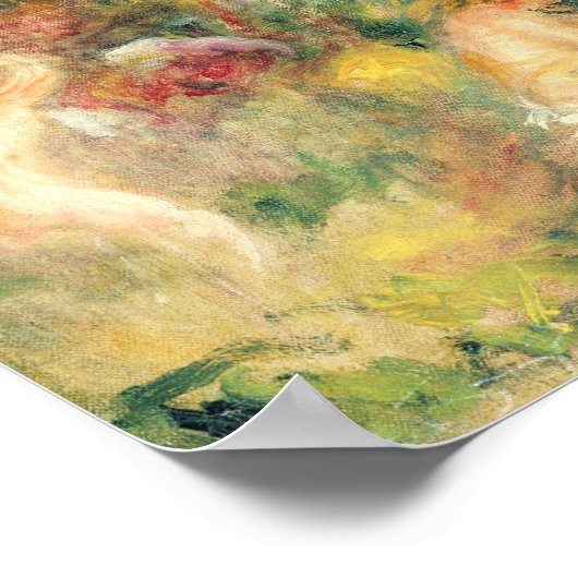 Pierre A Renoir | Die Bathers Poster (Ecke)