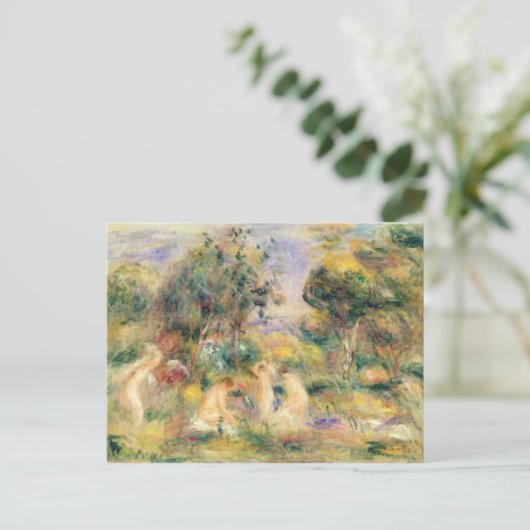 Pierre A Renoir | Die Bathers Postkarte (Stehend Vorderseite)