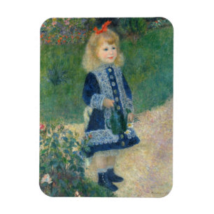 Pierre A Renoir Ein Mädchen mit einer Wasserdose Magnet
