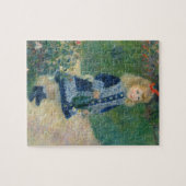 Pierre A Renoir | Ein Mädchen mit einer Wasserdose Puzzle (Horizontal)