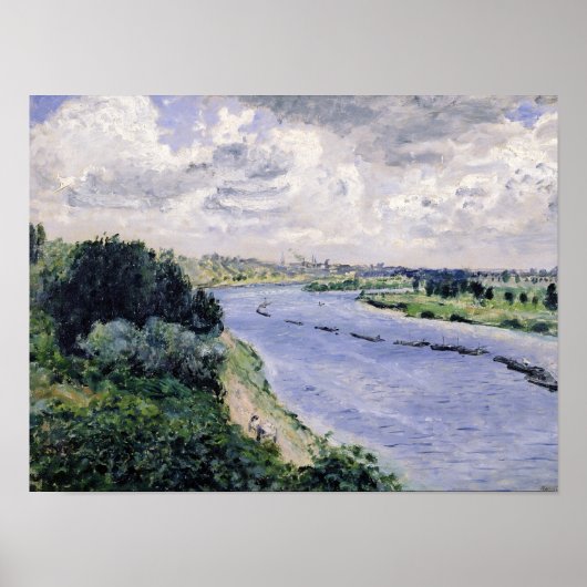 Pierre A Renoir | Fässer an der Seine Poster (Vorne)