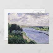 Pierre A Renoir | Fässer an der Seine Postkarte (Vorne/Hinten)