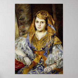 Pierre A Renoir Frau C. Stora in algerischem Kle Poster