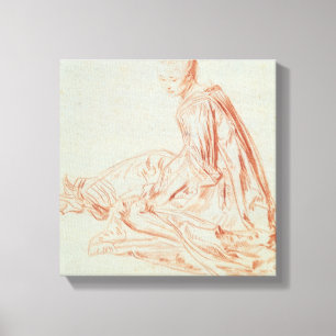 Pierre A Renoir   Frau lächelt Leinwanddruck