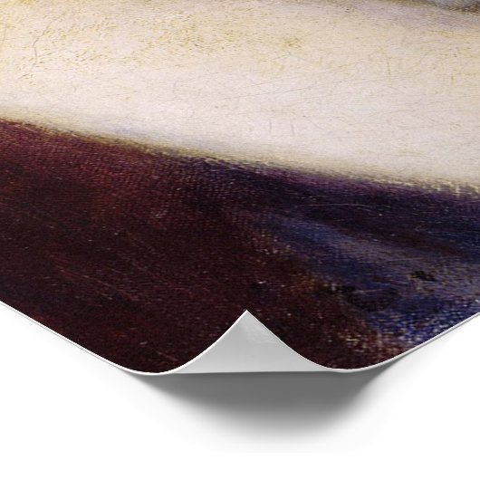 Pierre A Renoir | Frau mit Katze Poster (Ecke)