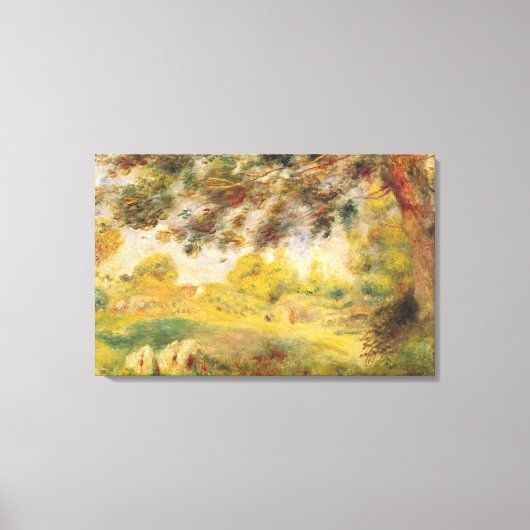 Pierre A Renoir | Frühjahrslandschaft Leinwanddruck (Vorderseite)