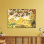 Pierre A Renoir | Frühjahrslandschaft Leinwanddruck (Insitu (Wohnzimmer))