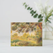 Pierre A Renoir | Frühjahrslandschaft Postkarte (Stehend Vorderseite)