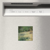 Pierre A Renoir | Frühling in Chatou Magnet (In Situ (Geschirrspüler))