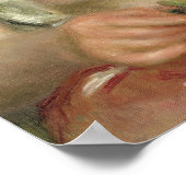 Pierre A Renoir | Gabrielle mit Rose Poster (Ecke)
