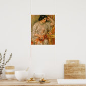 Pierre A Renoir | Gabrielle mit Schmuck Poster (Küche)