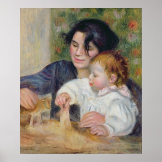 Pierre A Renoir | Gabrielle und Jean Poster (Vorne)