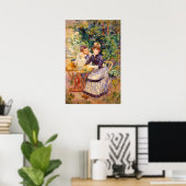 Pierre A Renoir | Im Garten Poster (Heimbüro)