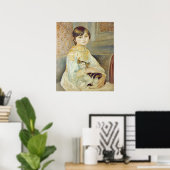 Pierre A Renoir | Julie Manet mit Cat Poster (Heimbüro)
