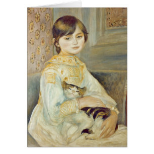 Pierre A Renoir Julie Manet mit Katze