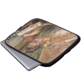 Pierre A Renoir | Junge Mädchen am Klavier Laptopschutzhülle (Vorne Knopf)