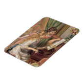 Pierre A Renoir | Junge Mädchen am Klavier Magnet (Linke Seite)