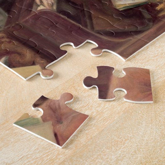 Pierre A Renoir | Junge Mädchen am Klavier Puzzle (Seite)