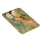Pierre A Renoir | Junge Mädchen an der Ufer Magnet (Rechte Seite)