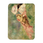 Pierre A Renoir | Junge Mädchen an der Ufer Magnet (Vertikal)