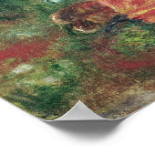 Pierre A Renoir | Junge Mädchen schlafen im Gras Poster (Ecke)