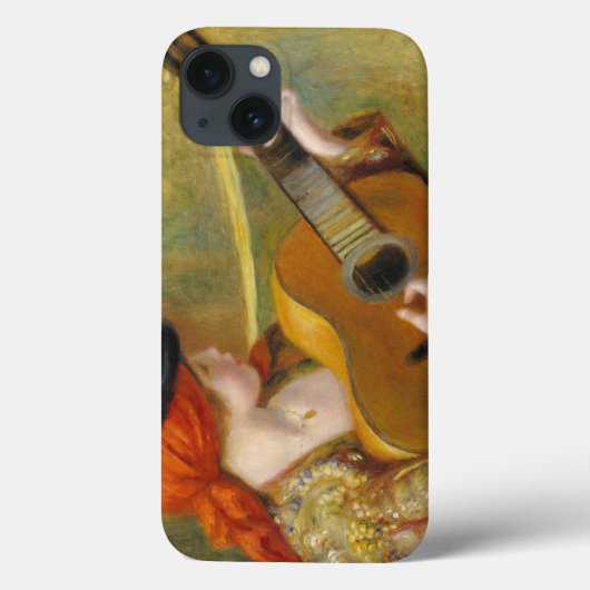 Pierre A Renoir | Junge Spanische Frau mit Gitarre Case-Mate iPhone Hülle (Rückseite)