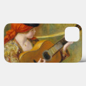 Pierre A Renoir | Junge Spanische Frau mit Gitarre Case-Mate iPhone Hülle (Rückseite (Horizontal))