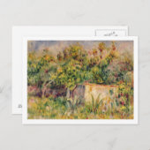 Pierre A Renoir | Kabine in einem Wald Postkarte (Vorne/Hinten)