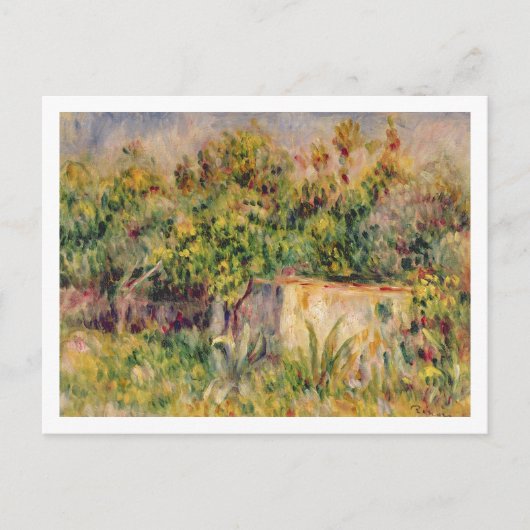 Pierre A Renoir | Kabine in einem Wald Postkarte (Vorderseite)