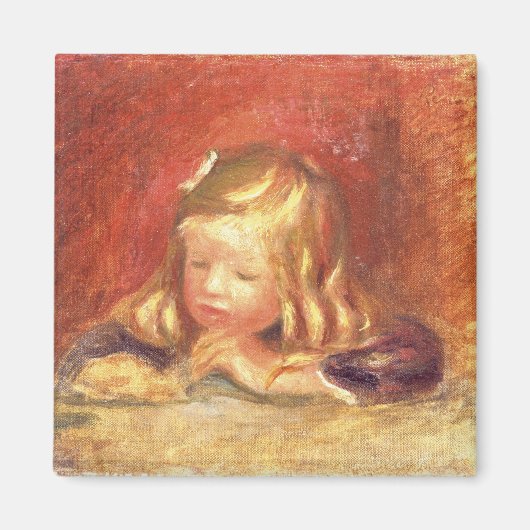 Pierre A Renoir | Kakao an der Tabelle Magnet (Vorne)