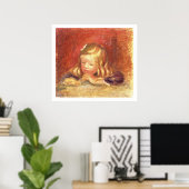 Pierre A Renoir | Kakao an der Tabelle Poster (Heimbüro)
