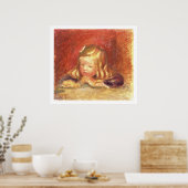 Pierre A Renoir | Kakao an der Tabelle Poster (Küche)