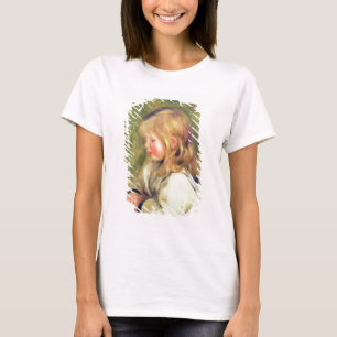 Pierre A Renoir Kind in einem weißen Shirt