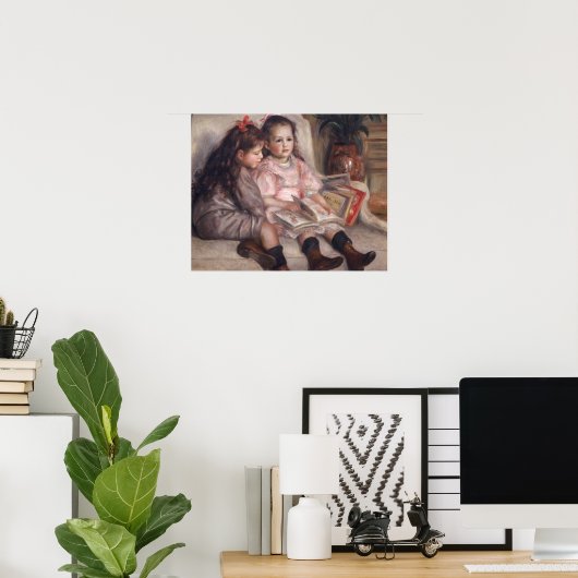 Pierre A Renoir | Kinder von Kampfhandlungen Caill Poster (Heimbüro)