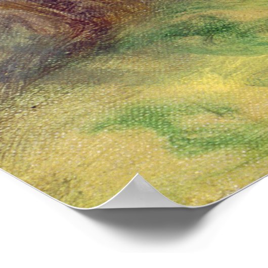 Pierre A Renoir | Landschaft bei Les Collettes Poster (Ecke)