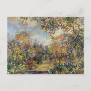 Pierre A Renoir Landschaft in Beaulieu Postkarte