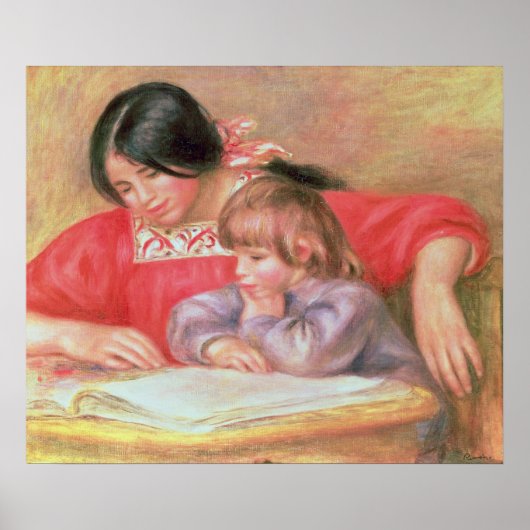 Pierre A Renoir | Leontine und Coco Poster (Vorne)