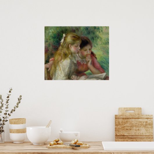 Pierre A Renoir | Lesen Poster (Küche)
