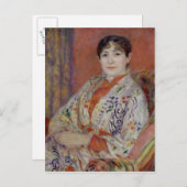 Pierre A Renoir | Madame Heriot Postkarte (Vorne/Hinten)