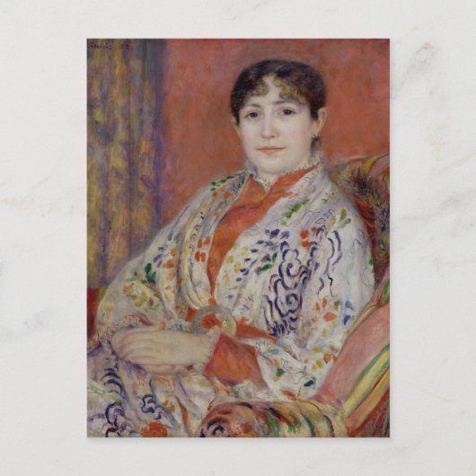 Pierre A Renoir | Madame Heriot Postkarte (Vorderseite)