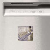Pierre A Renoir | Madame Monet auf einem Sofa Magnet (In Situ (Geschirrspüler))